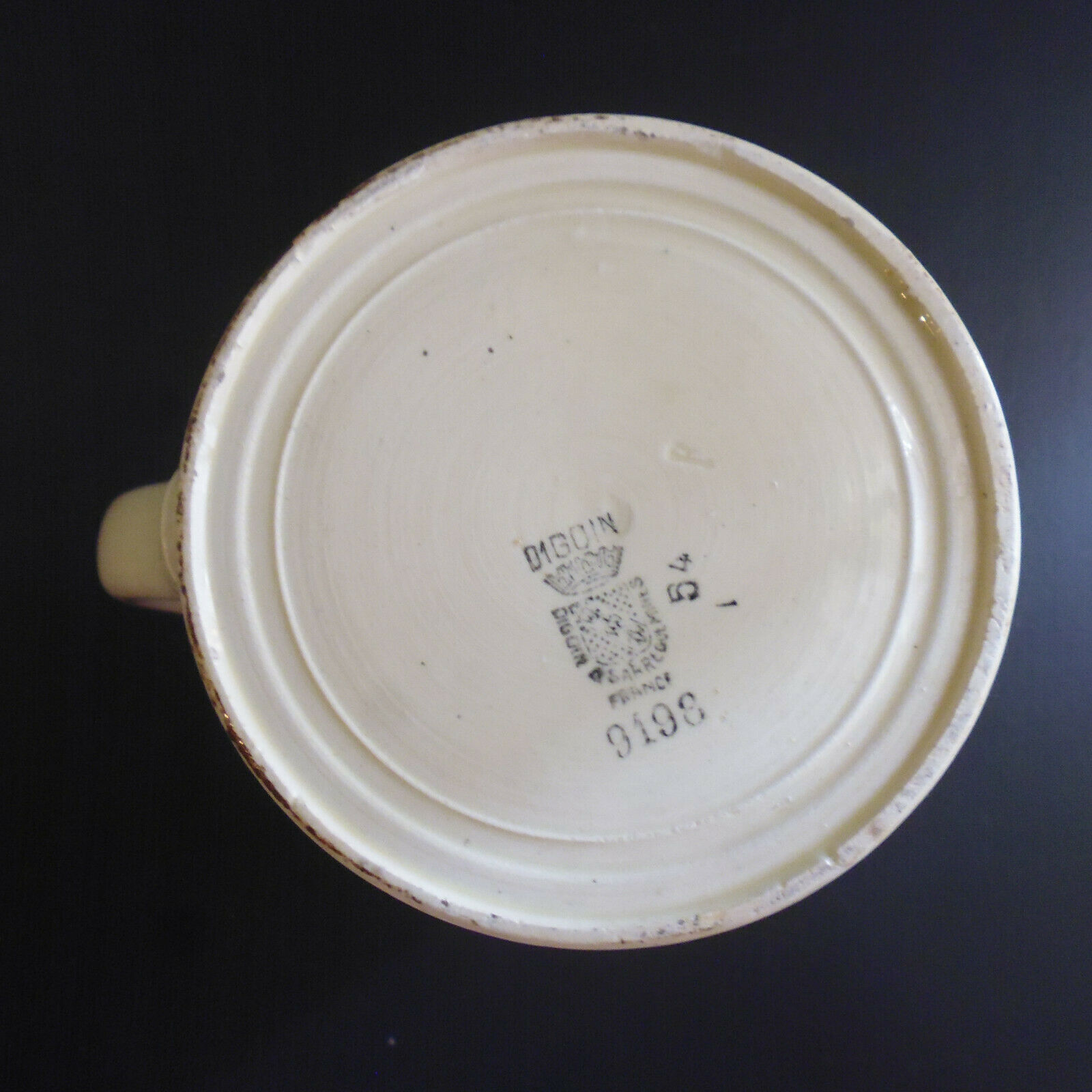 Digoin Sarreguemines flower pot