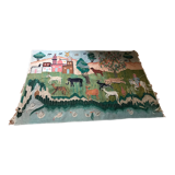 Vintage Egyptian Tapestry Ramsès Wissa Wassef circa 1960