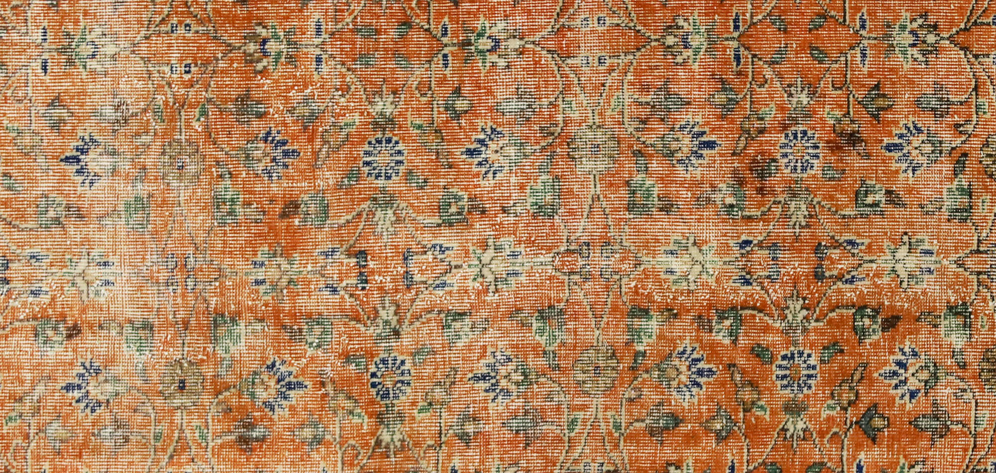 Anatolian handmade vintage rug 240 cm x 138 cm