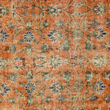 Anatolian handmade vintage rug 240 cm x 138 cm