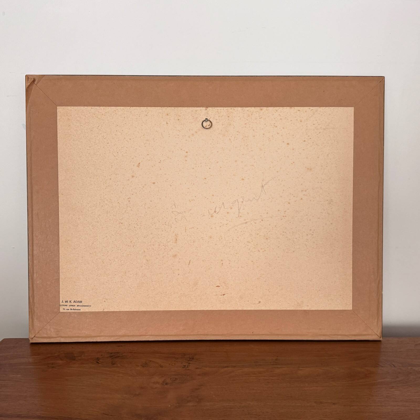 Aquarelle sur papier bord de mer par Félix Robin XXe