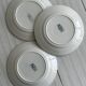 3 assiettes terre de fer St Amand.