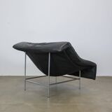 Vintage leather Butterfly chair with steel frame by G. van den Berg, Montis