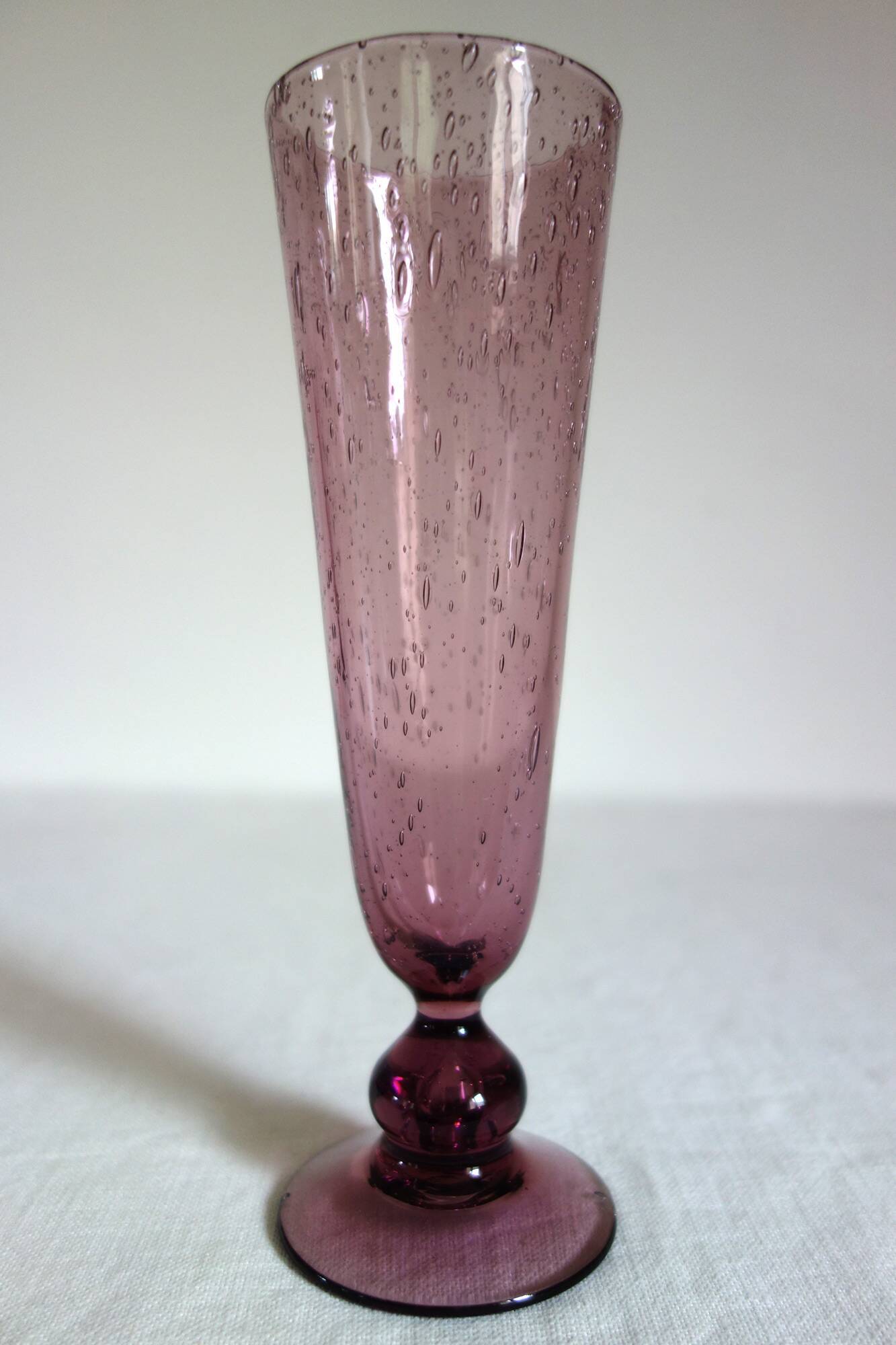 11 bubble-blown glasses Verrerie du Marais Riom
