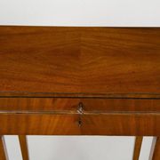 Biedermeier Worktable in Mahogany & Lacquer, Austria, 1820s