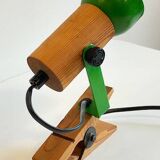 Spot adjustable wall light on clamp 70s