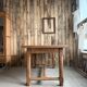 Vintage oak farmhouse table (renovated)