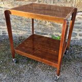Wooden serving trolley, 1960s