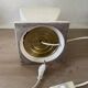 Vintage crackled ceramic table lamp