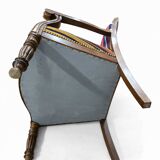 Antique carved wooden armchair, Louis-Philippe style