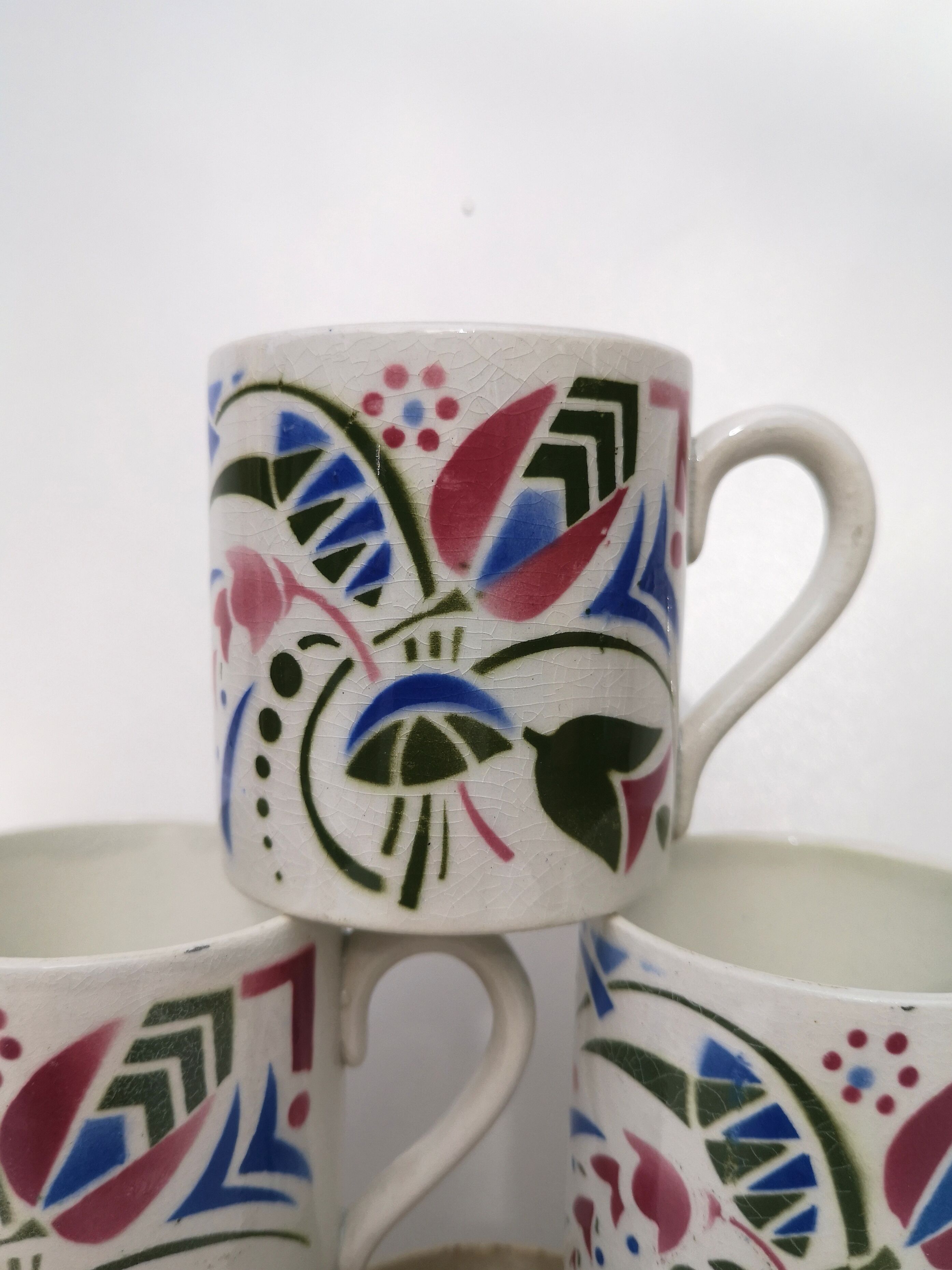 Art Deco coffee cups Galeries Lafayette