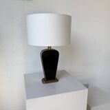 Diderot Sarco black and gold lacquered table lamp