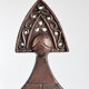 Bougeoir en cuivre figuratif de dame dans le style moderniste vintage de Bjorn Wiinblad