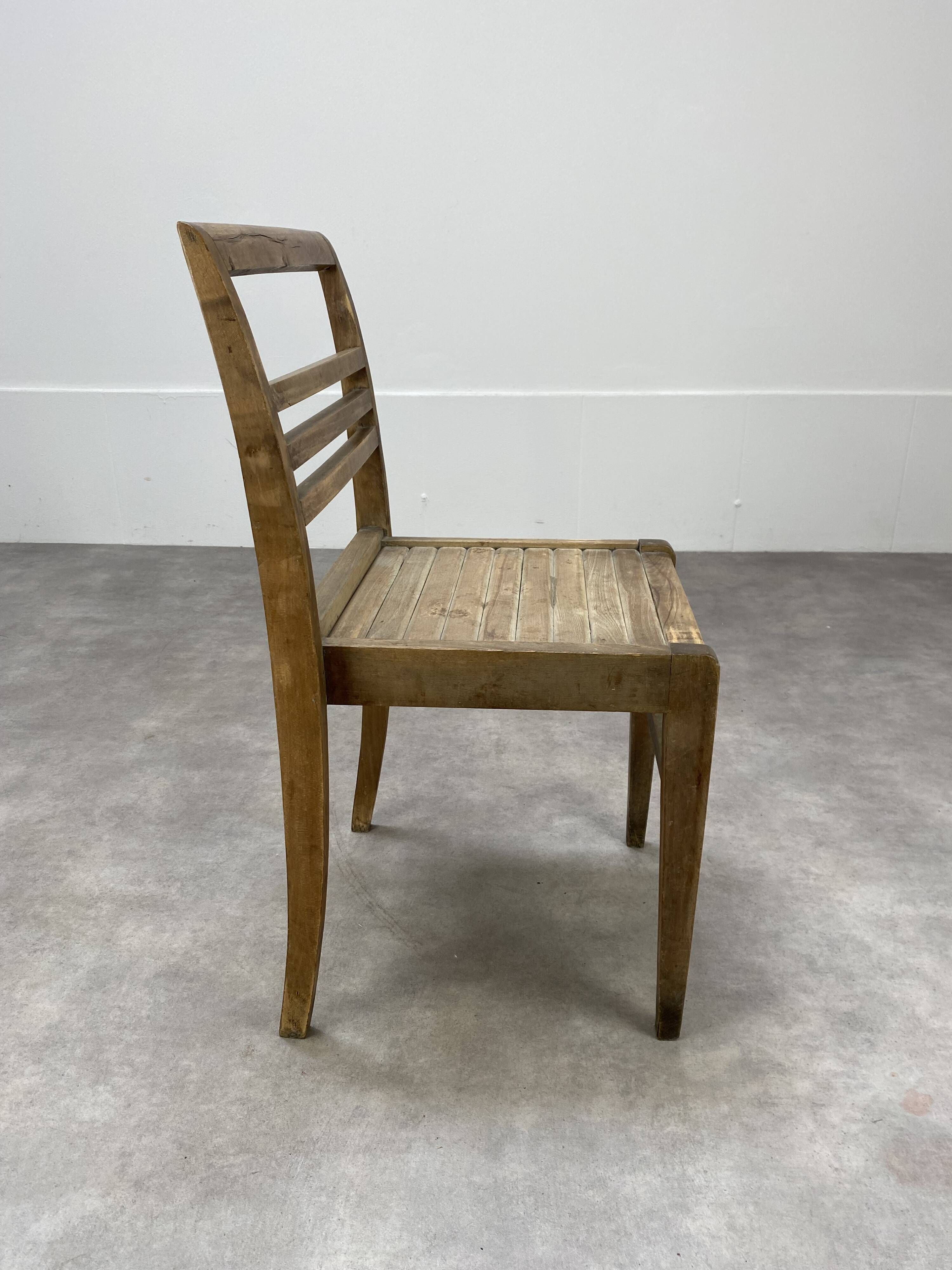 Chair René Gabriel design Reconstruction 50s