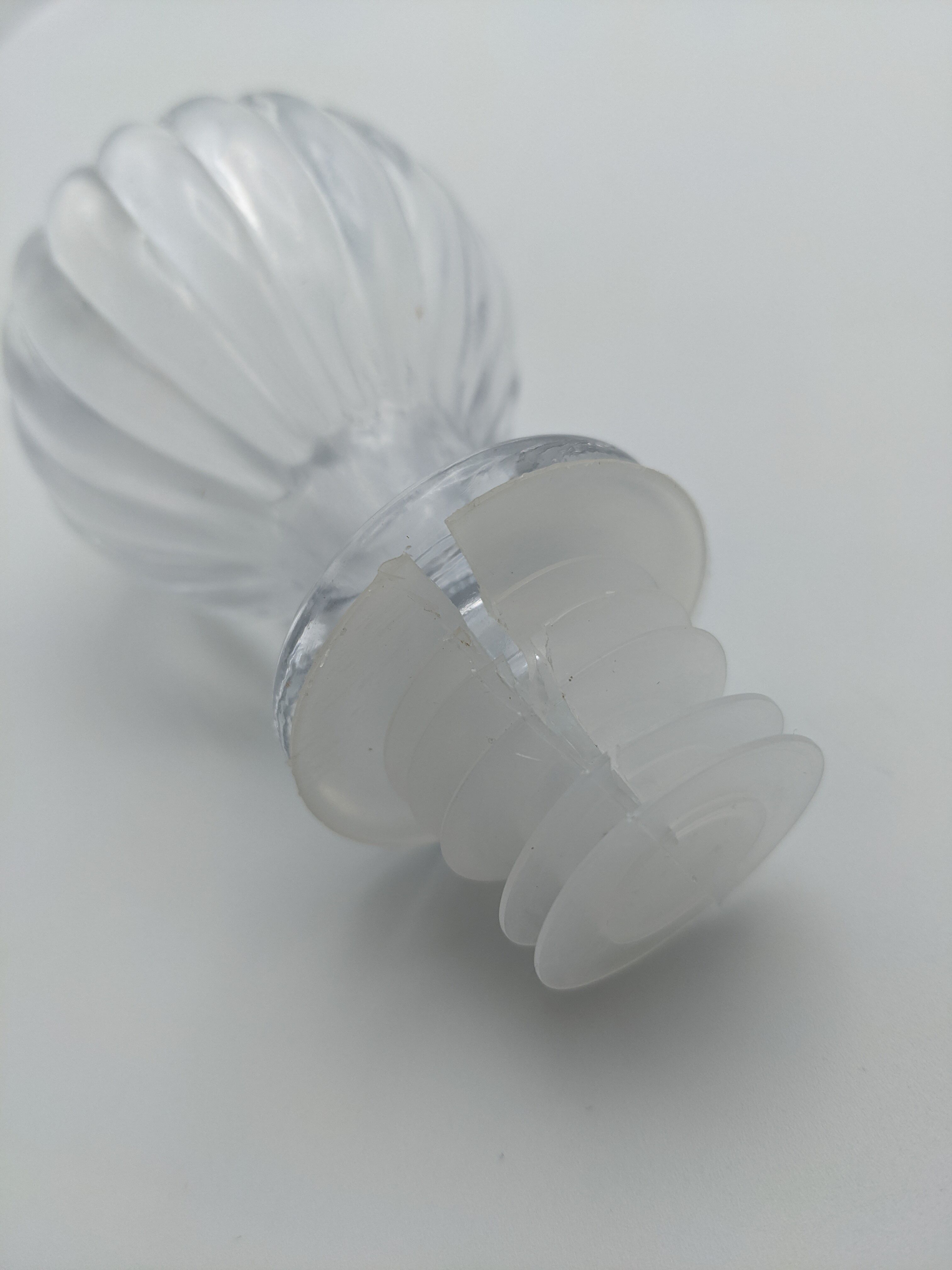 Round italian glass carafe