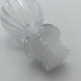 Round italian glass carafe