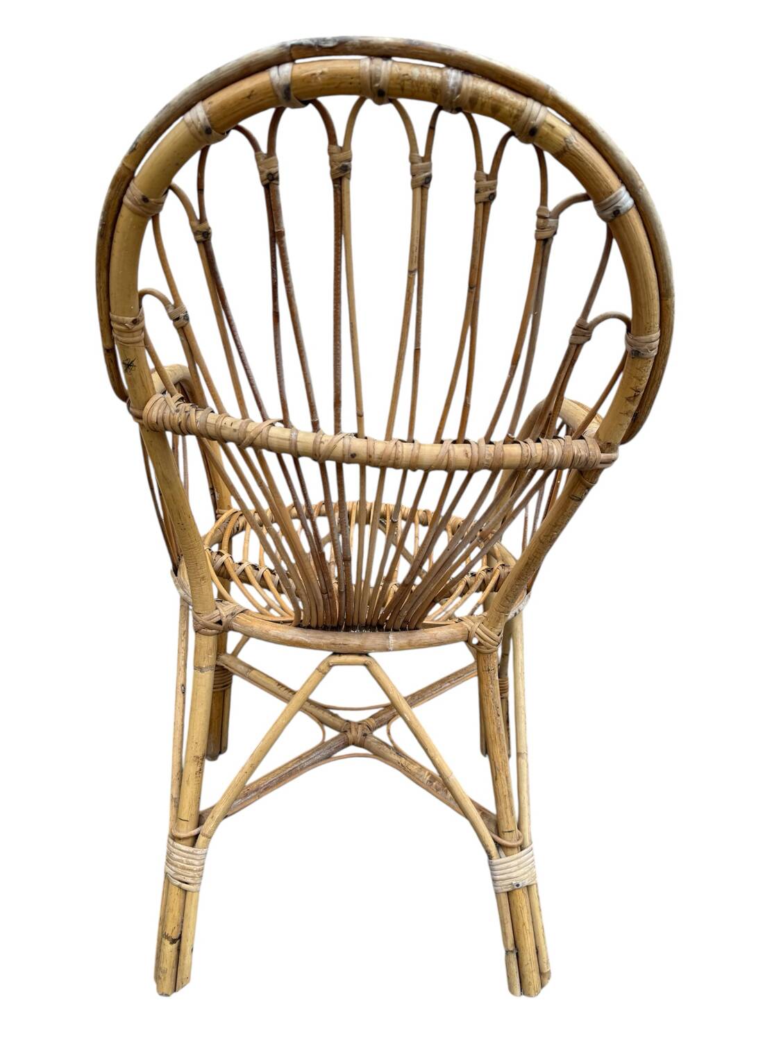 1960s rattan armchair