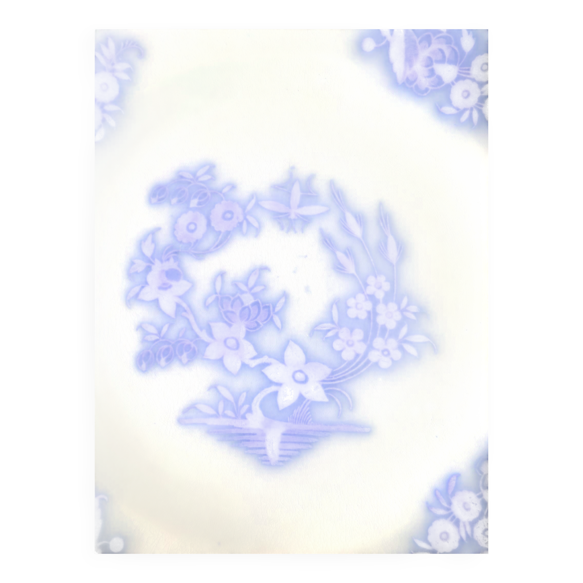 Plate - decorative example Large bouquet