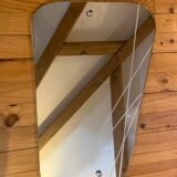Asymmetrical antique mirror