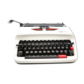 Revised Hermes baby S typewriter with new ribbon
