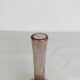 Purple bubble glass bud vase