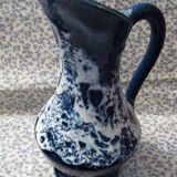 Small vintage Vallauris blue pitcher