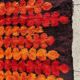 Large Vintage Scandinavian Space Age Wool Rug Circa 1970