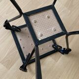side table pedestal table wrought iron plant holder