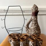 Vallauris fatlava liqueur set