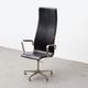 Arne Jacobsen Early Oxford Leather Desk Chair for Fritz Hansen 1965