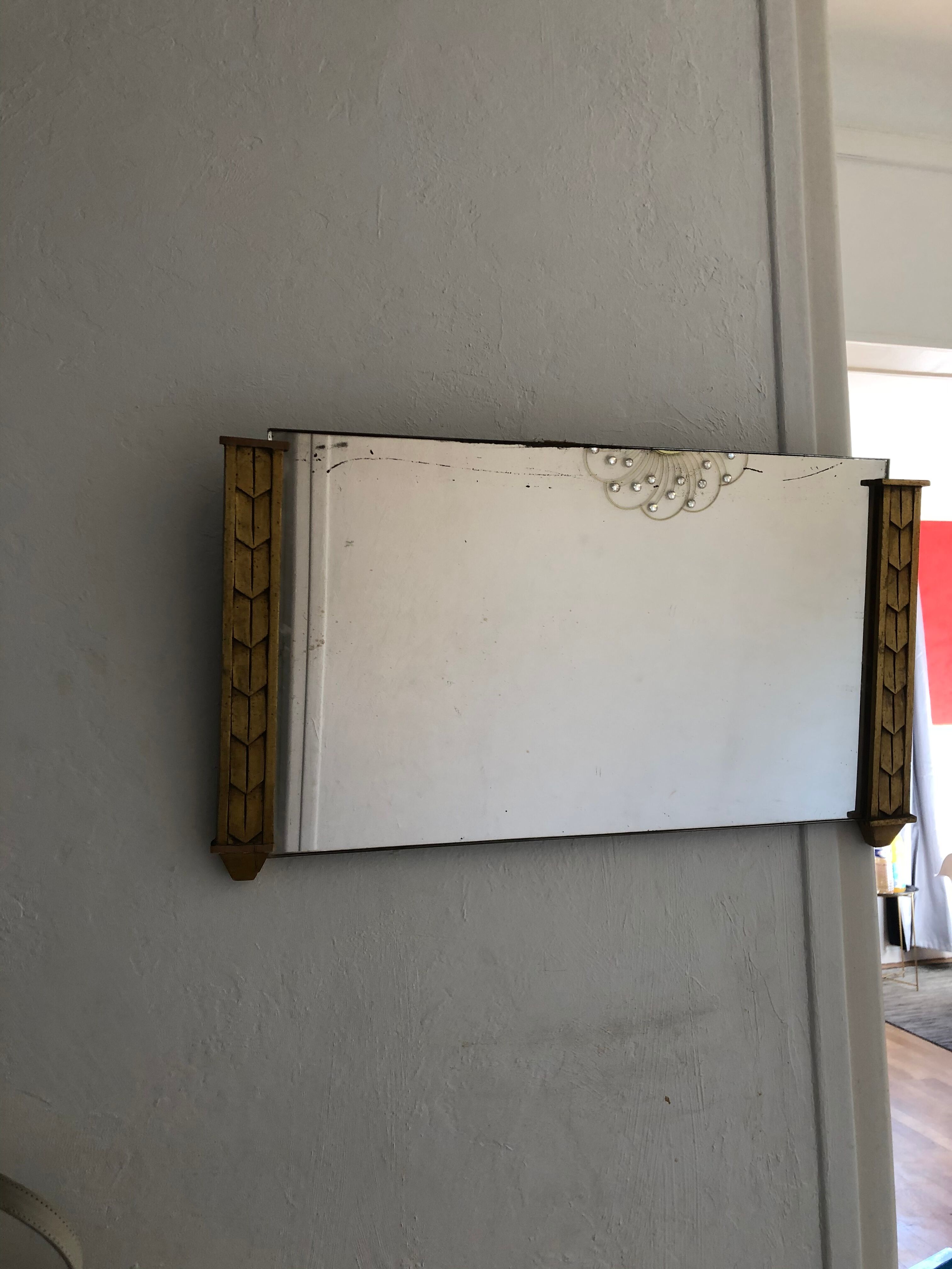 Mirror art deco  60x30cm