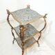 Cast-iron and detachable side table