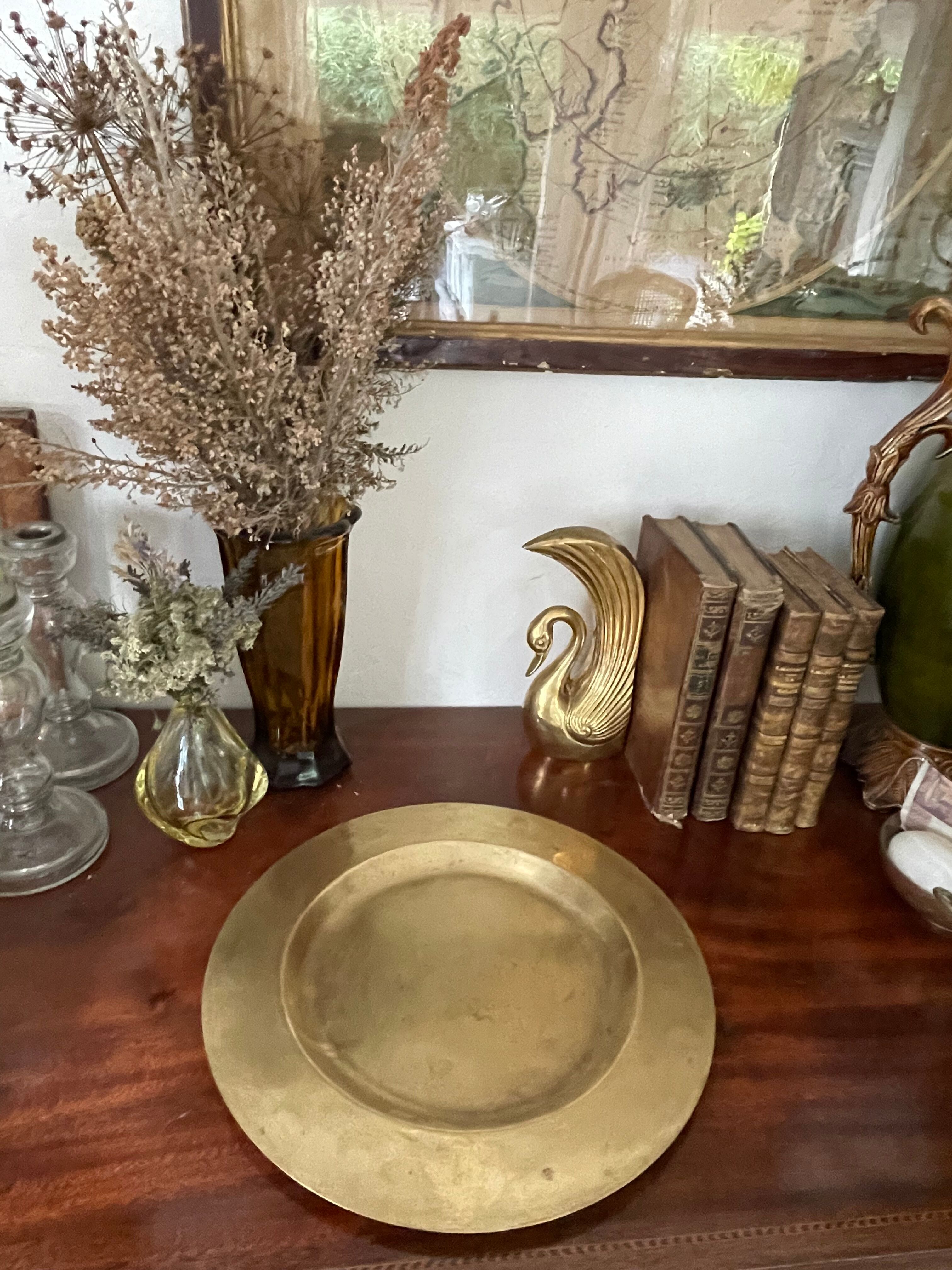 Brass pocket trays 30cm