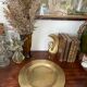 Brass pocket trays 30cm