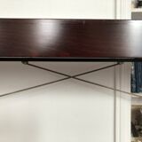 Console bois exotique et métal