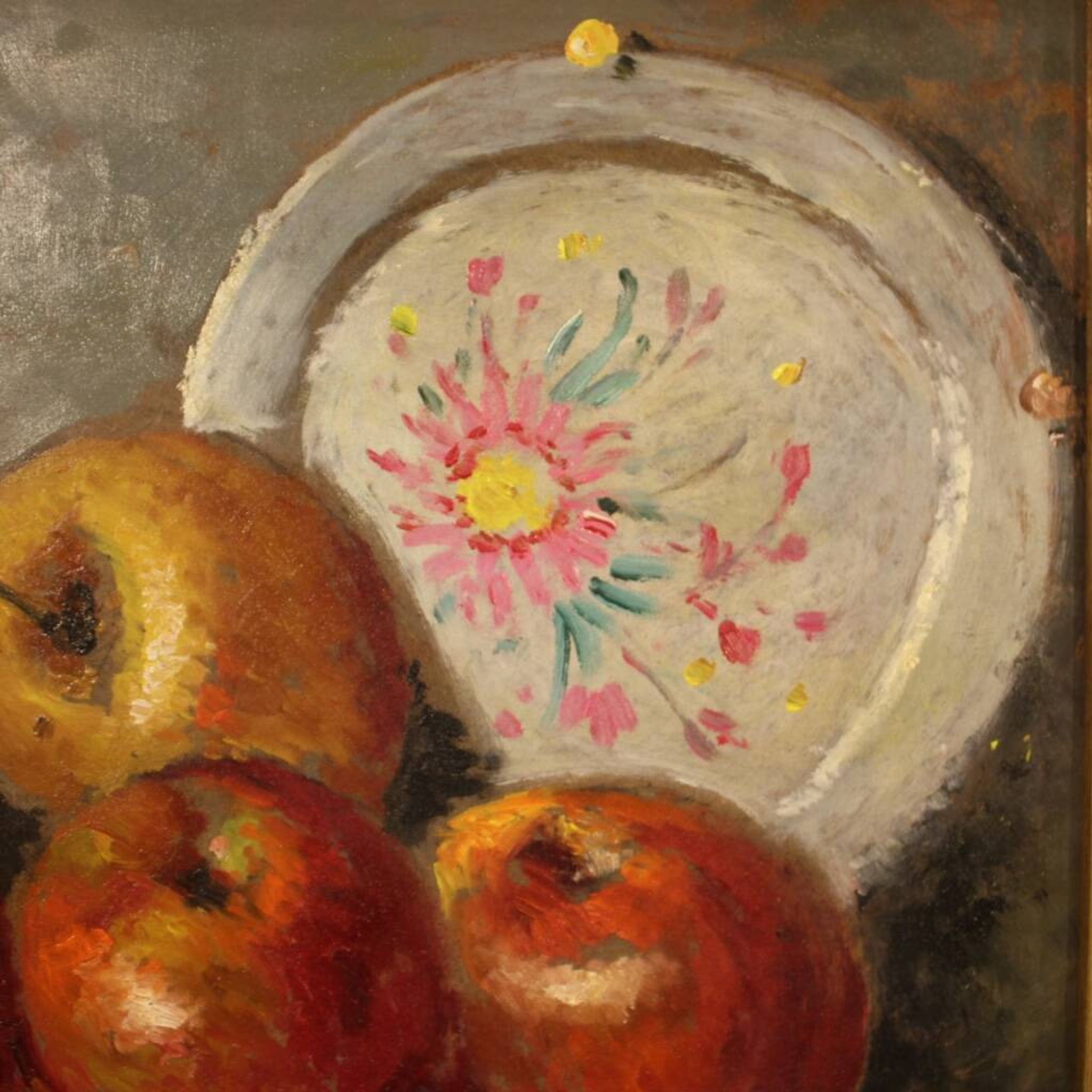 Tableau italien nature morte signé A. Merello du 20ème siècle