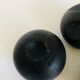 Set of 3 Danish cast iron candle holders by Christer Holmgren.