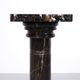 Two black portoro marble pedestals, Italy