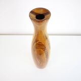 1970s Wooden Vase, Czechoslovakia
