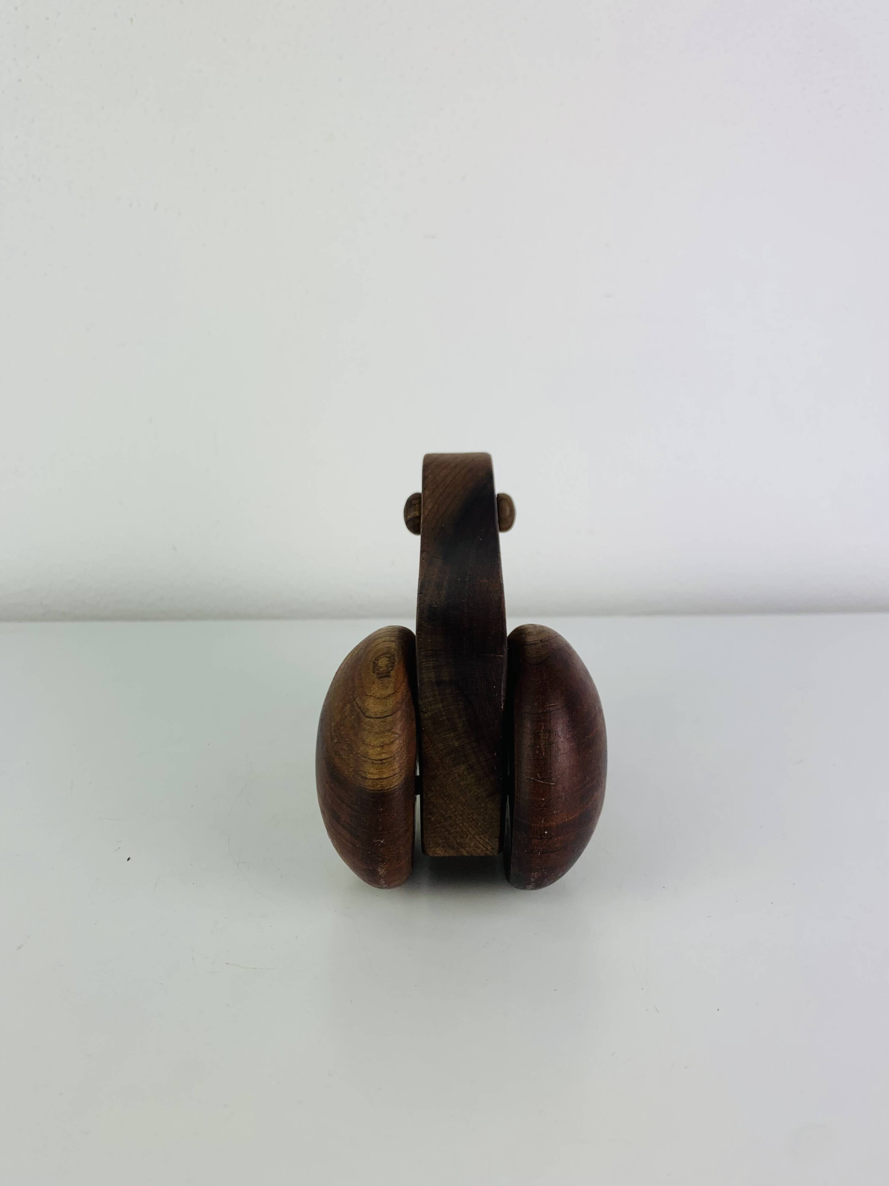 Vintage Scandinavian teak toy, 1960s
