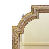 Victorian gilded overmantel mirror