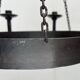Vintage brutalist wrought iron candle holder by Boltze, 1970s.
