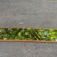 Vintage Scandinavian mirror in solid oak 42x148.