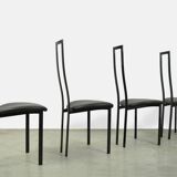 Set of 4 Italian Postmodern dining chairs by Maurizio Cattelan, 1980s