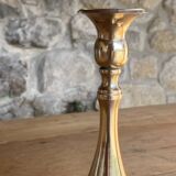 Paire de bougeoirs en laiton