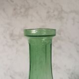 Chiseled glass decanter