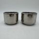Lot tasses inox vintage