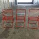 3 Ted Net folding chairs by Niels Gammelgaard , vintage 80's