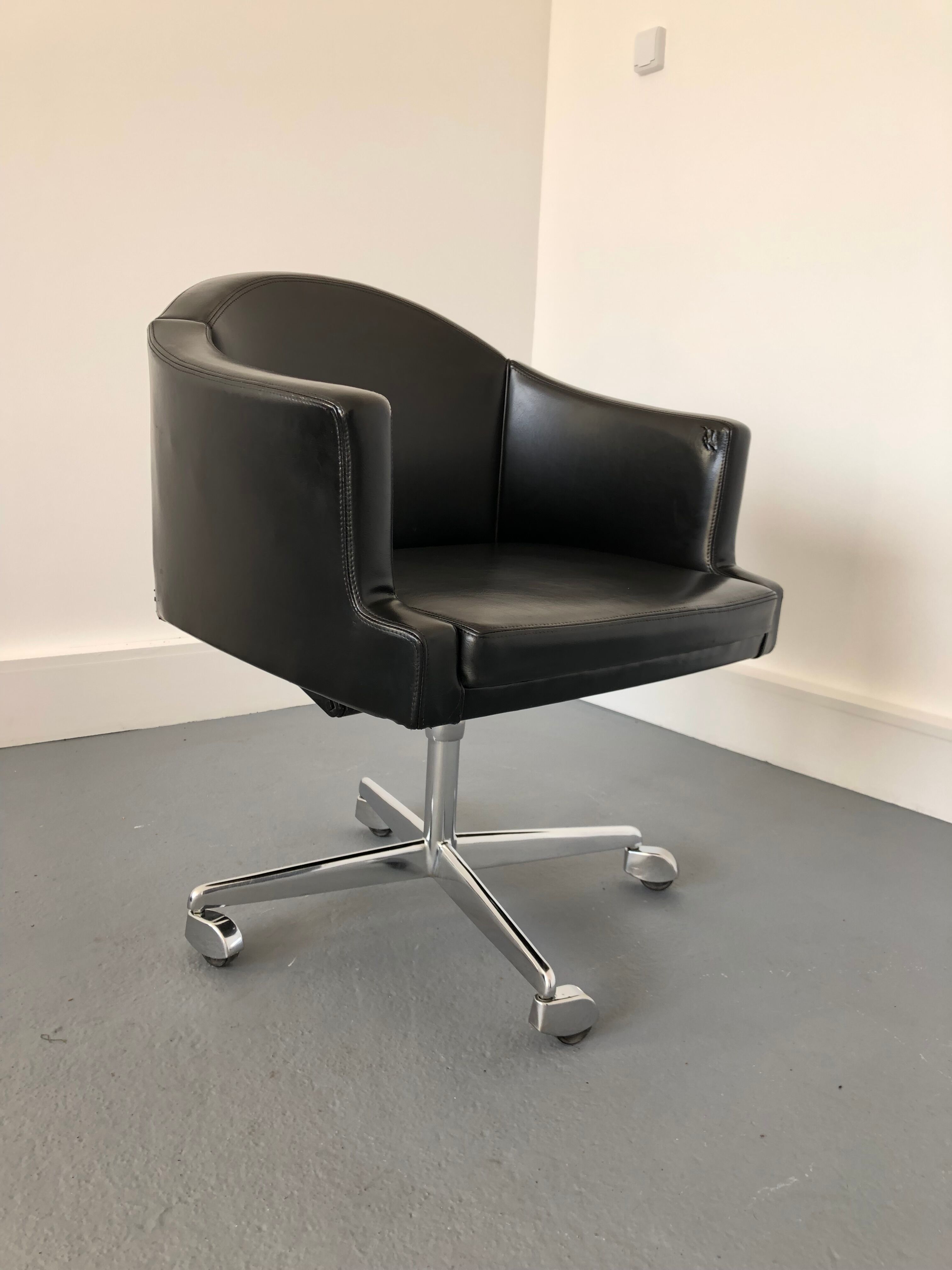 Chaise de bureau années 1970