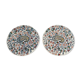 Underneath earthenware bottles of GIEN model "Kashmir"